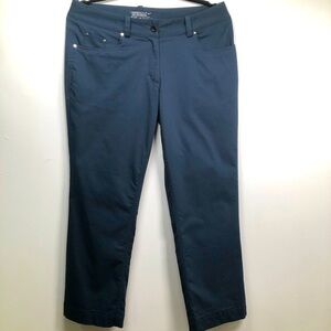 Nike Golf Tour Performance Navy Pants Sz 10 DriFit Athletic Stretchy Functional